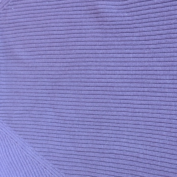 J. Jill Purple 100% Merino Wool Short Sleeve Sweater - Picture 3 of 7